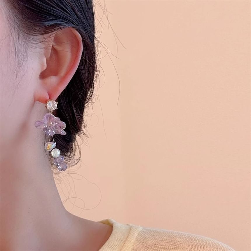Earring Floral Dangle