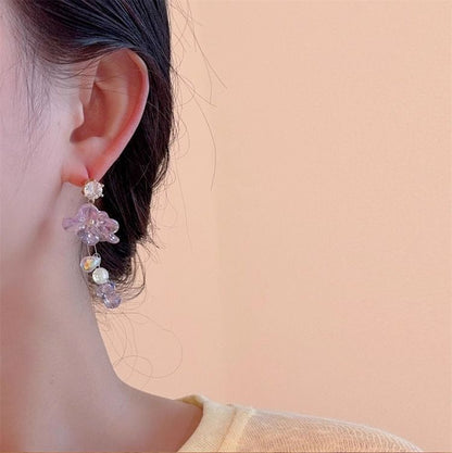 Earring Floral Dangle