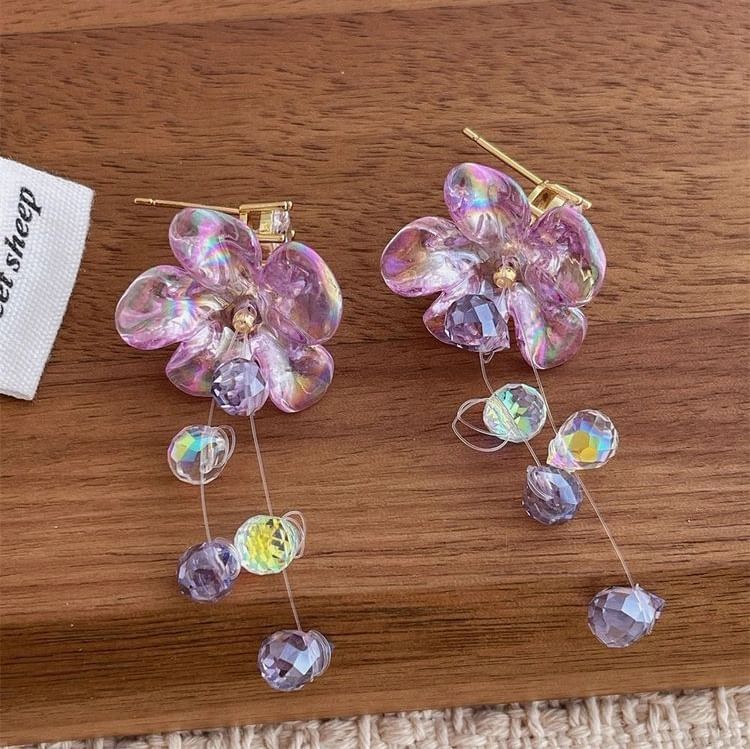 Earring Floral Dangle