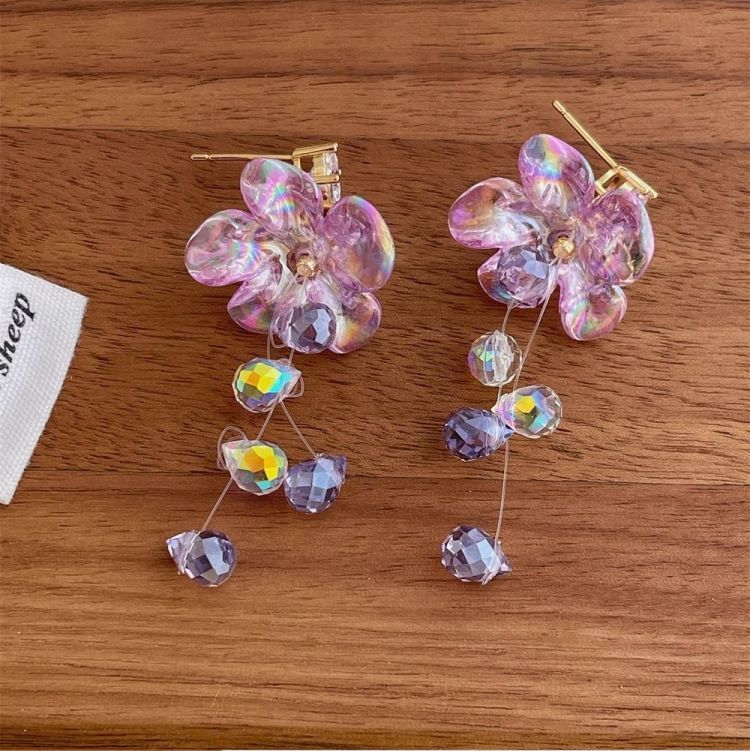 Earring Floral Dangle