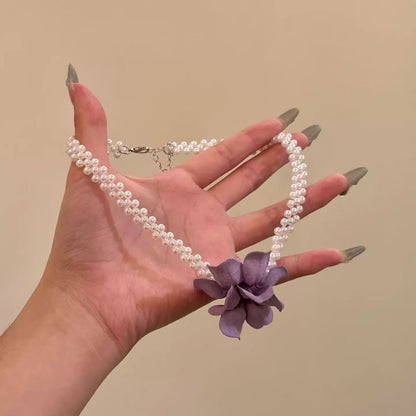 Beaded Choker Floral