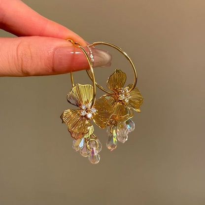 Floral Earring Hoop
