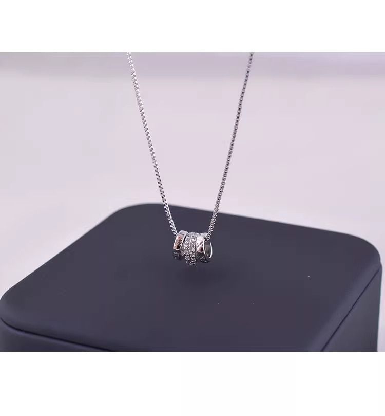 Hoop CZ Necklace