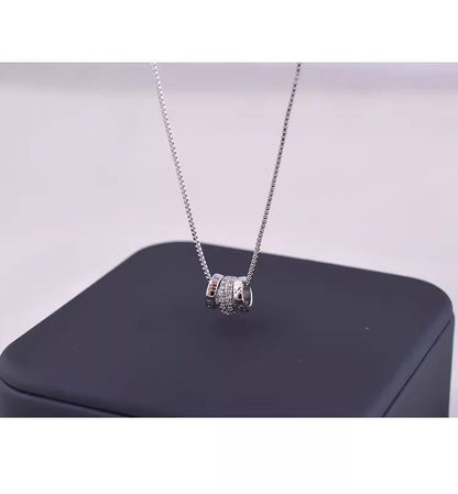 Hoop CZ Necklace