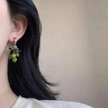 Earring Grape Dangle