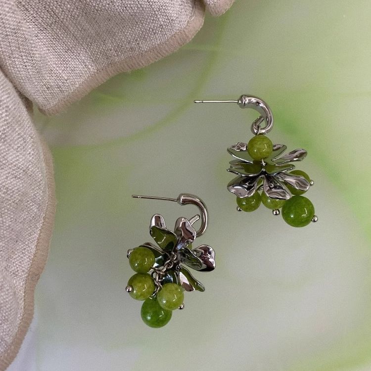 Earring Grape Dangle