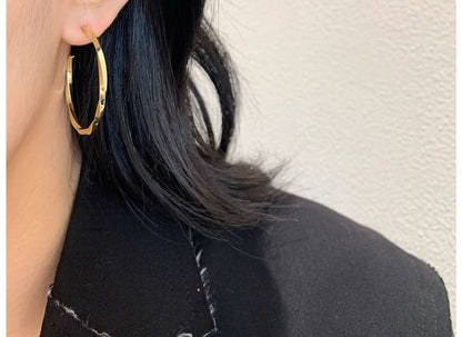 Hoop Twisted Earring