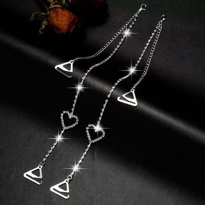 Heart Strap Bra CZ