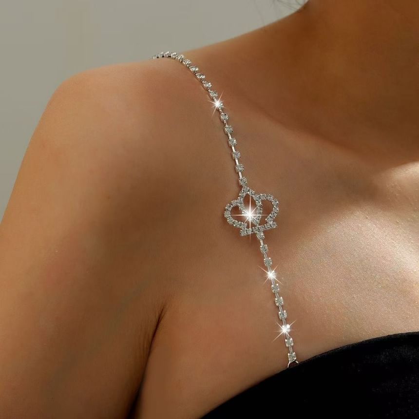 Heart Strap Bra CZ