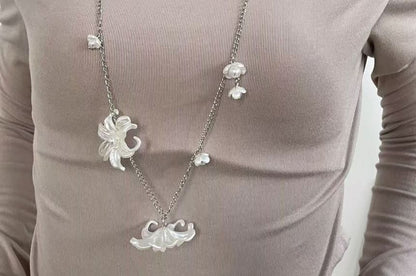 Long Necklace Floral