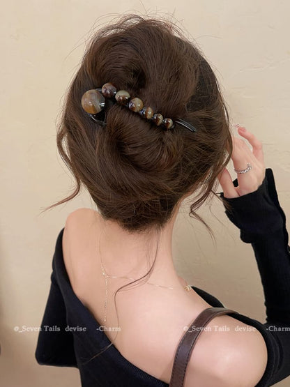 Hair Clip Acrylic Bead