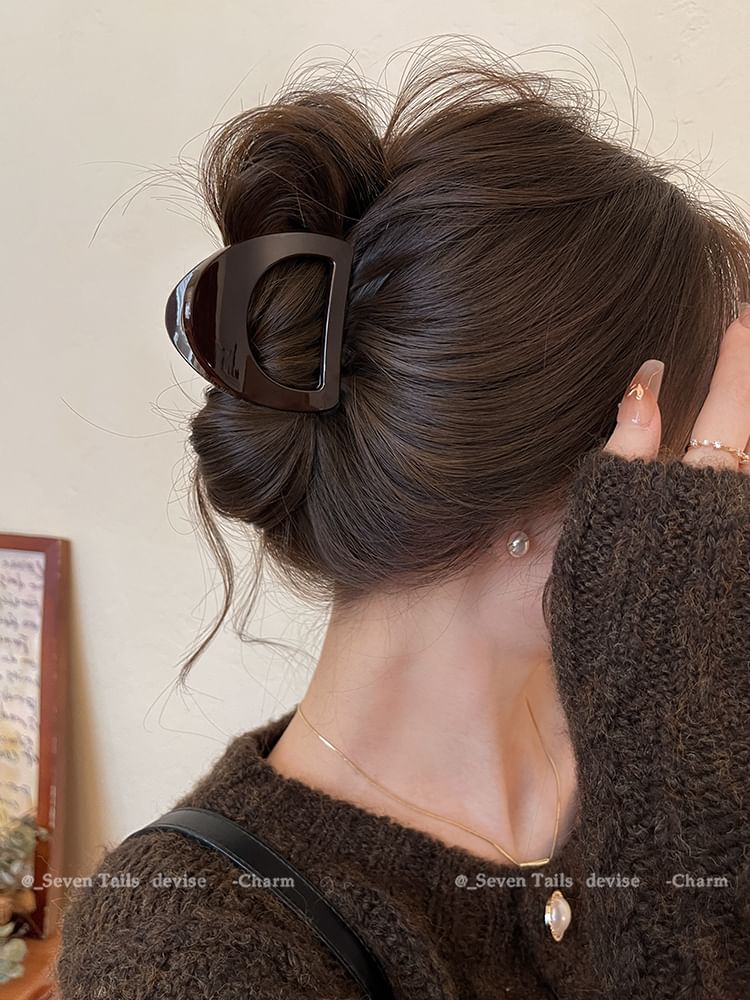 Acrylic Hair Claw Plain Clip