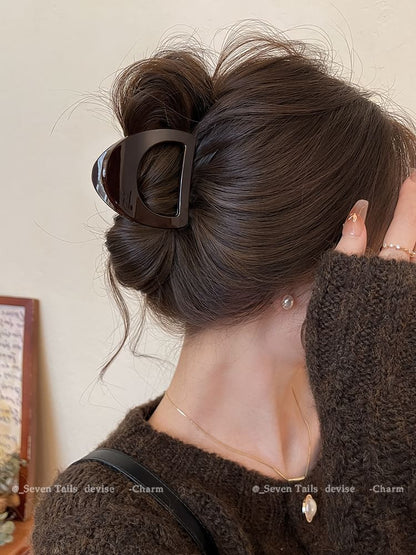 Acrylic Hair Claw Plain Clip