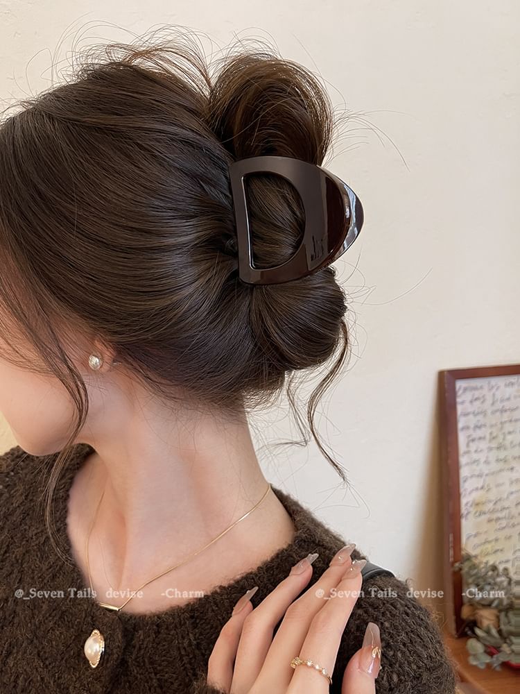 Acrylic Hair Claw Plain Clip