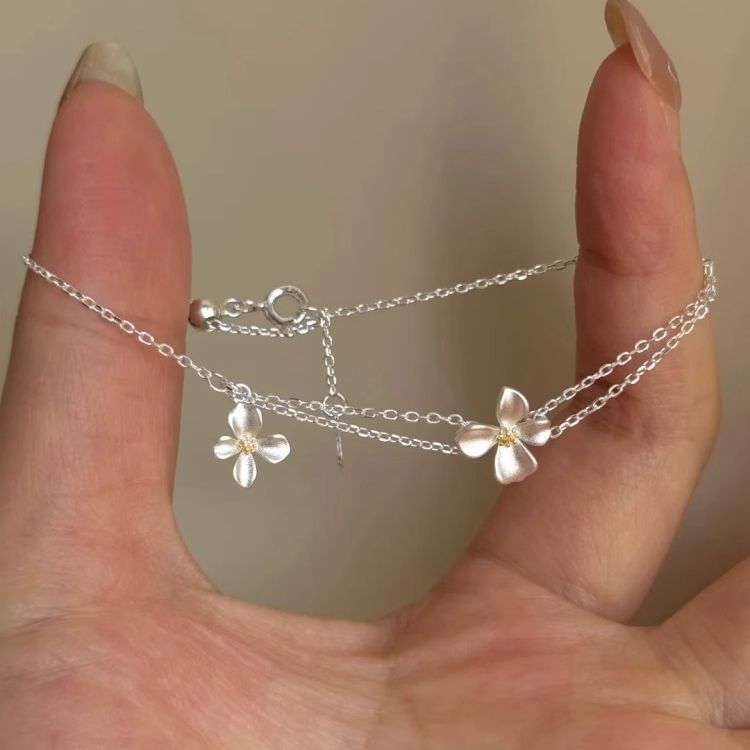 Flower Layered Bracelet