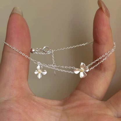 Flower Layered Bracelet