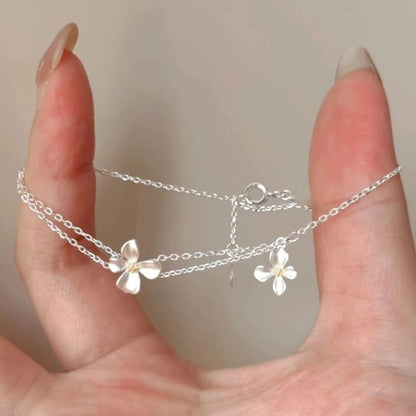 Flower Layered Bracelet