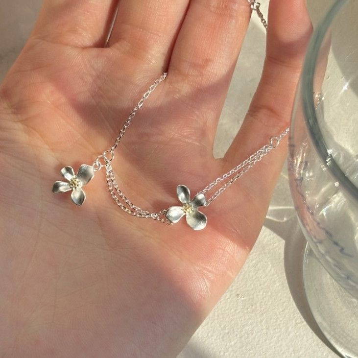 Flower Layered Bracelet