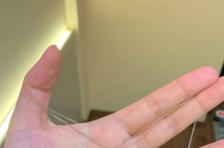 Pendant Rhinestone Necklace