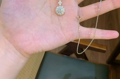 Pendant Rhinestone Necklace