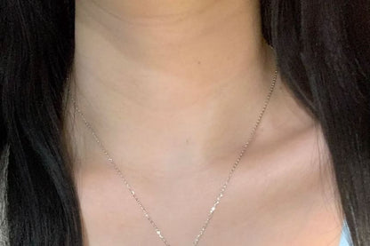 Pendant Rhinestone Necklace