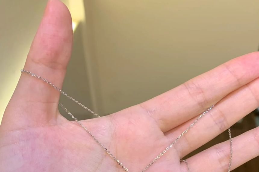 Pendant Rhinestone Necklace