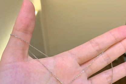 Pendant Rhinestone Necklace