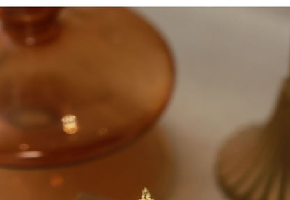 Earring Huggie Flower Rhinestone