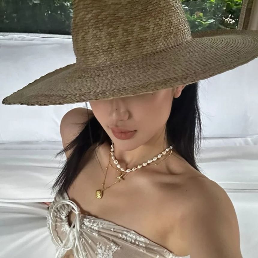 + Set: Pendant Chain Station Shell Necklace Starfish