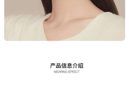 Earring Faux Pearl Asymmetrical Drop Glitter