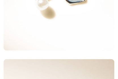 Earring Faux Pearl Asymmetrical Drop Glitter