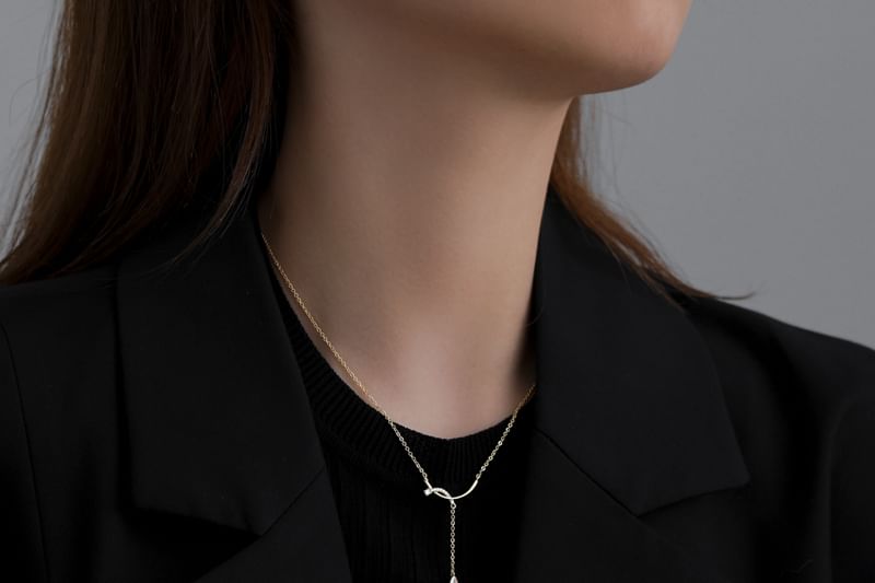 Pendant Necklace Rhinestone