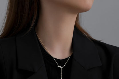 Pendant Necklace Rhinestone