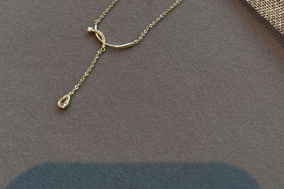 Pendant Necklace Rhinestone