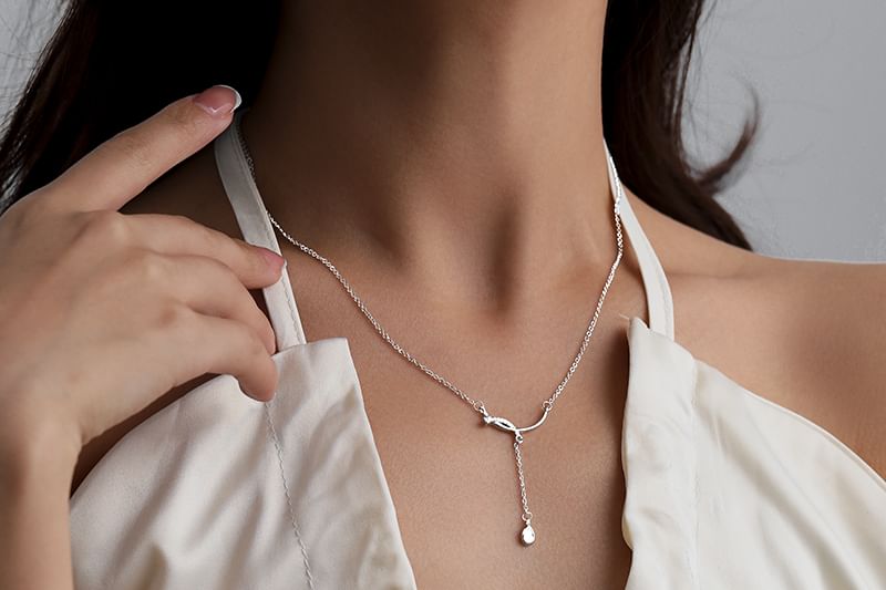 Pendant Necklace Rhinestone