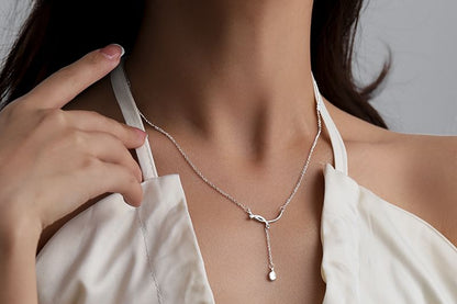 Pendant Necklace Rhinestone