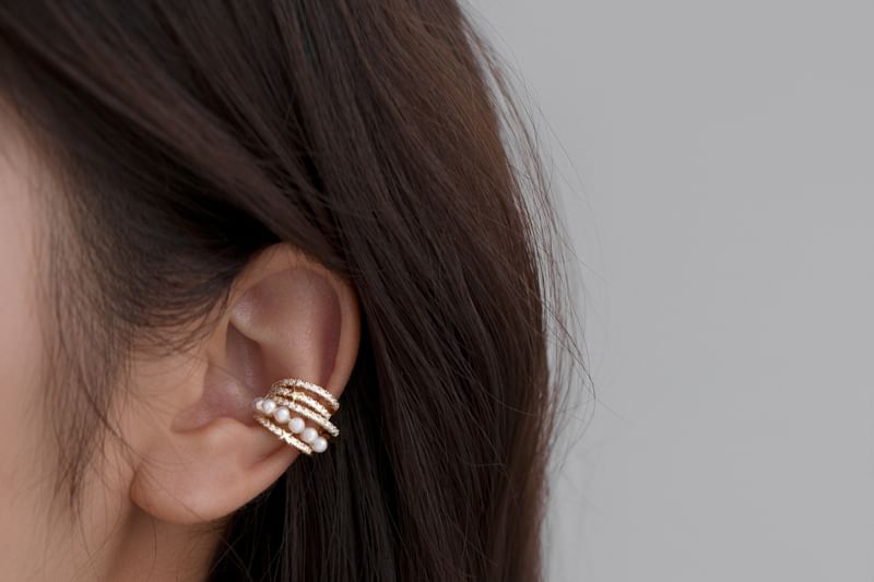 Pearl Ear Faux Cuff