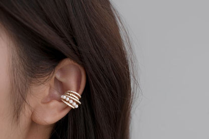 Pearl Ear Faux Cuff