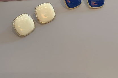 Earring 925 Sterling Square Silver Stud