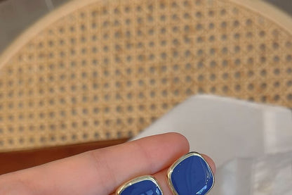 Earring 925 Sterling Square Silver Stud