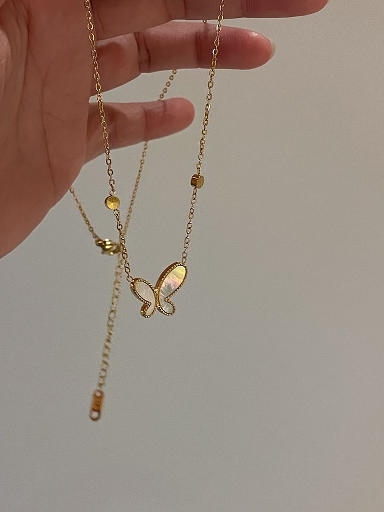 Necklace Pendant Butterfly