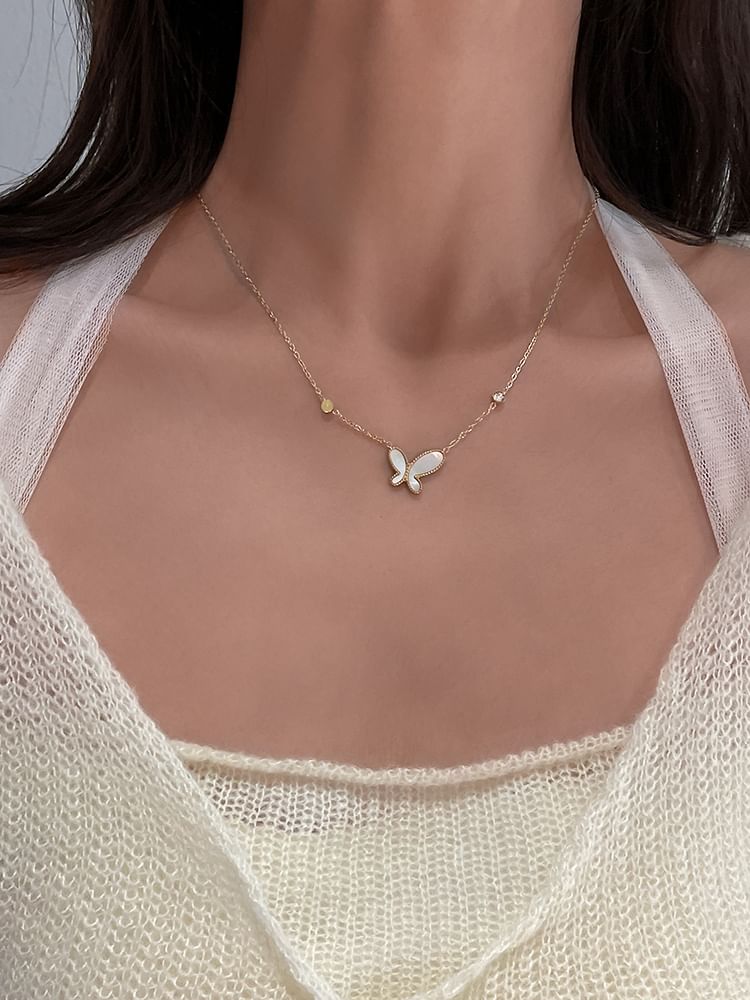 Necklace Pendant Butterfly