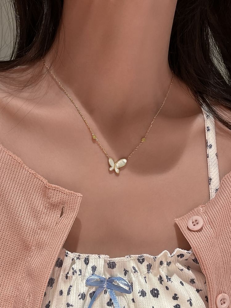 Necklace Pendant Butterfly