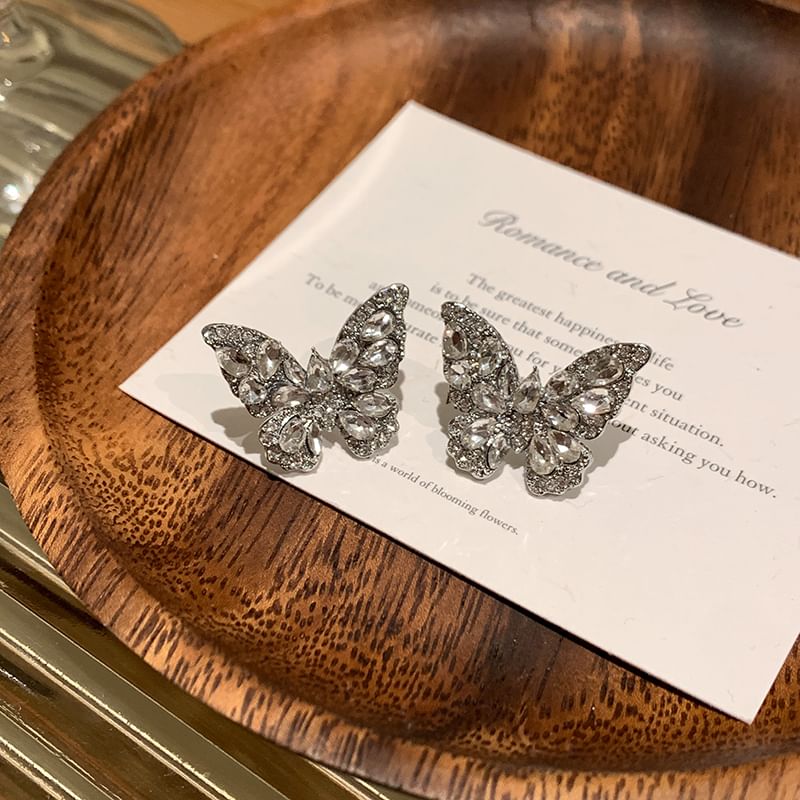 Ear Butterfly Cuff Rhinestone