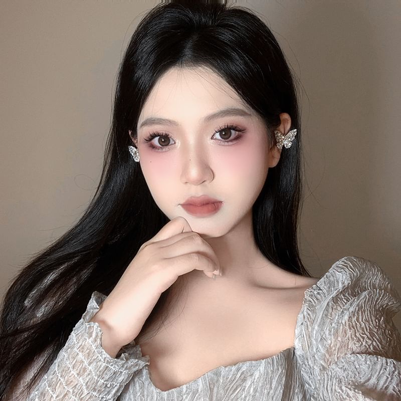 Ear Butterfly Cuff Rhinestone