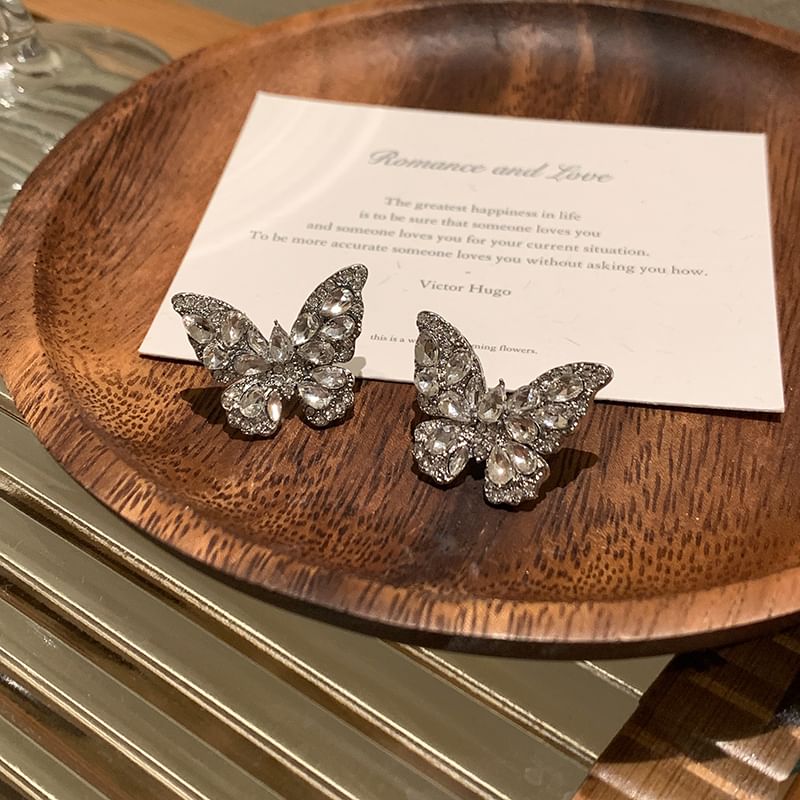 Ear Butterfly Cuff Rhinestone