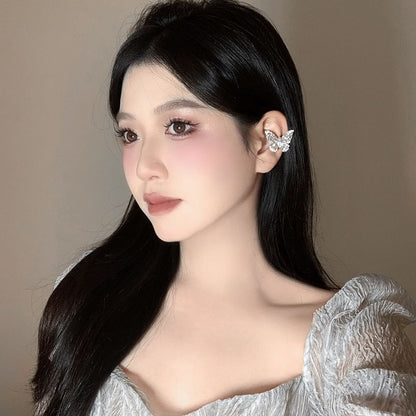 Ear Butterfly Cuff Rhinestone