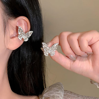 Ear Butterfly Cuff Rhinestone