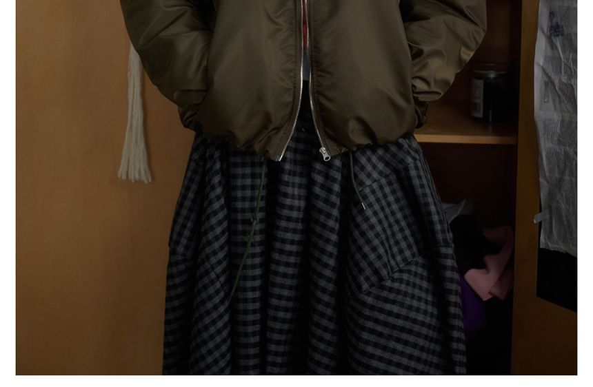 Faux Fur-Trim Padded Jacket