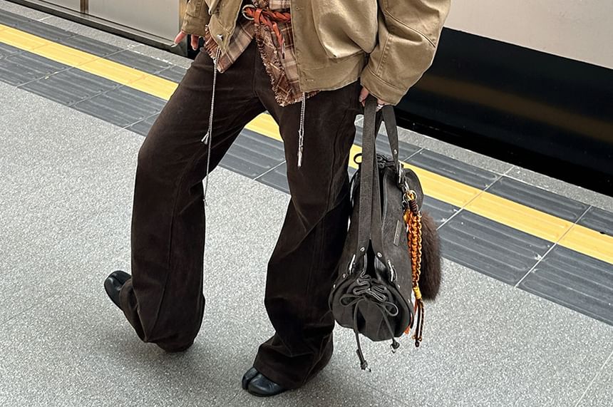 Furry Collar Zip-Up Jacket